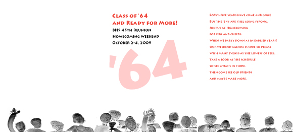 Bhs '64 Reunion 45th Invitation